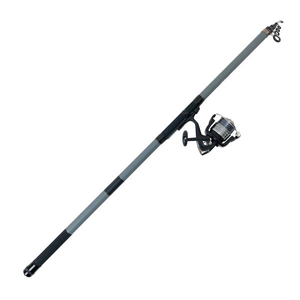 BEGINS SURF SET【振り出し投げ竿とナイロン4号150m付きスピニングリールのセット/投げ釣り入門におすすめ!】(360)